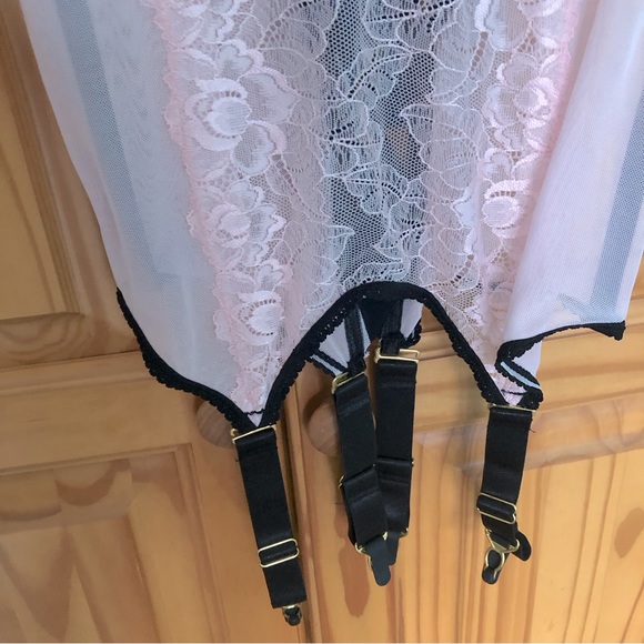 Seven ‘til Midnight Women's Lace Fitted Chemise Mini Dress &Thong Size Medium - Picture 15 of 15